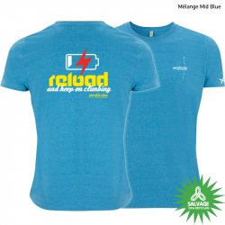 Kletter Shirt "Reload" - Herren - Melange Mid Blue