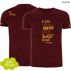 Kletter Shirt "No fear" - Herren - Burgundy