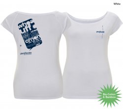 Kletter Shirt "Whoa" - Damen - White