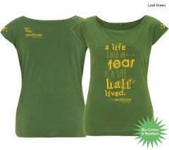 Kletter Shirt "No fea" - Damen - Leaf Green