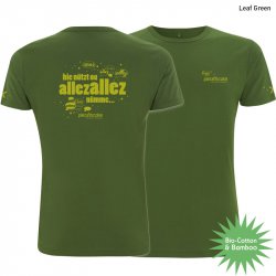 Climbing shirt "Allez Schwiizerdütsch", Men - Leaf Green