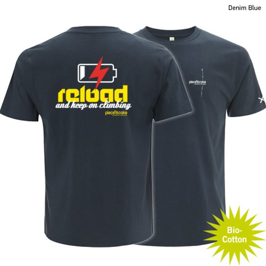 Kletter Shirt "Reload" - Herren - Denim Blue - zum Schließen ins Bild klicken