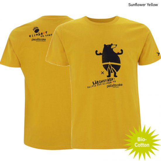 Kletter Shirt "Climbear" - Herren - Light Grey - zum Schließen ins Bild klicken