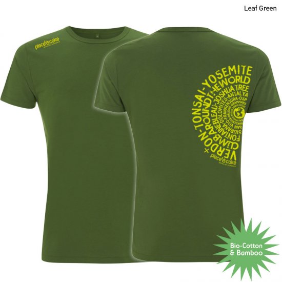 Kletter Shirt "Climbing Spots" - Herren - Leaf Green - zum Schließen ins Bild klicken