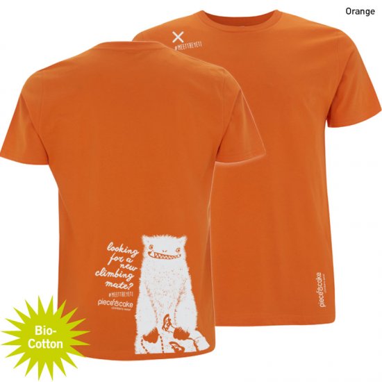 Kletter Shirt "Climbing mate" - Herren - Orange - zum Schließen ins Bild klicken