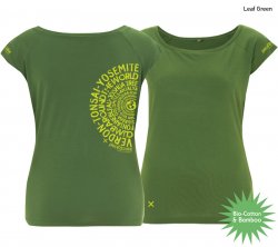 Climbing shirt "Climbing Spots" - Women - Leaf Green