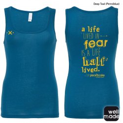 Climbing top "No fear" - Women - Deep Teal